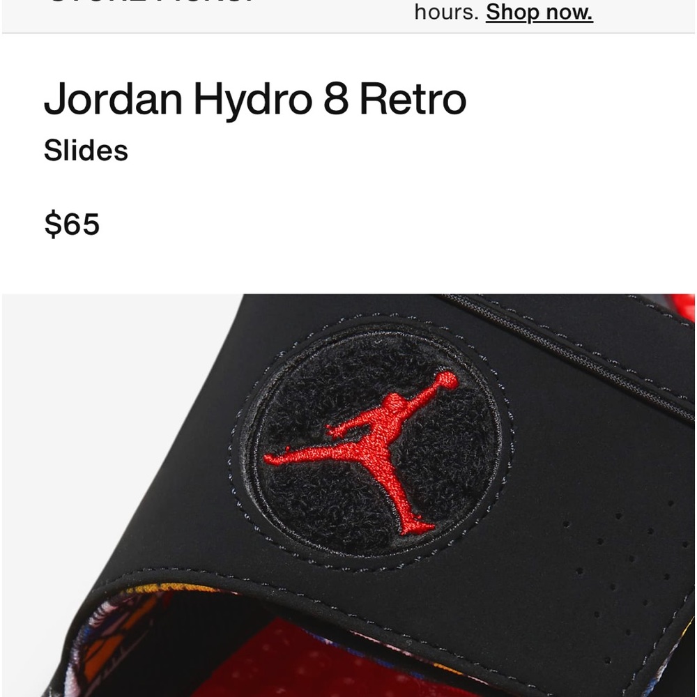 Jordan hydro 8 slides in stock at Nike